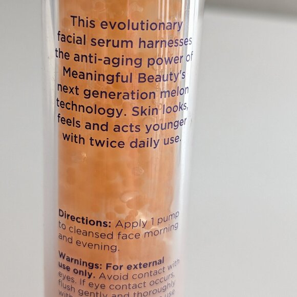 Meaningful Beauty Youth Activating Melon Serum JUMBO Size 1.7oz UNSEALED - Picture 5 of 7